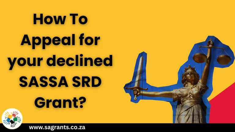 How To Lodge A SASSA Appeal for SRD R350 Grant