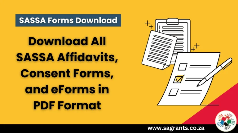 SASSA Forms Download [2024]: Get Affidavits, and eForms in PDF Format