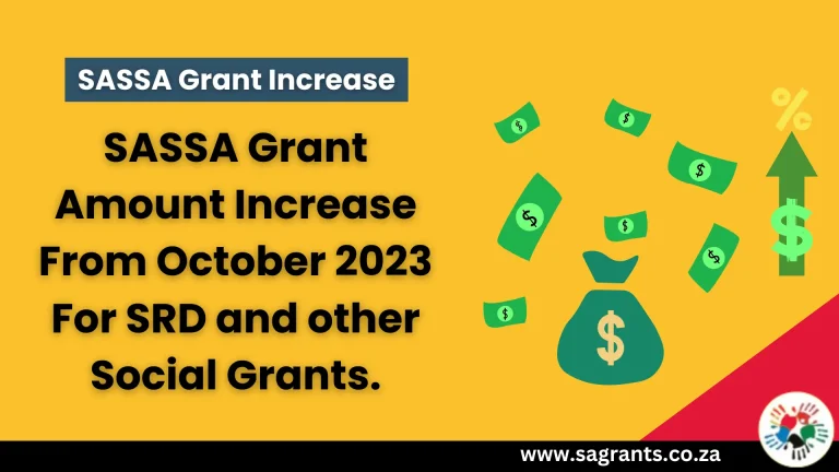 SASSA Grant Increase From October 2023 –  New Grant Amounts